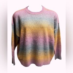 Old Navy Gradient Crewneck Sweater Size Large